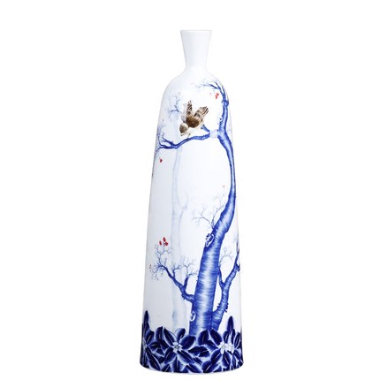 Compatible porzellan Jahrriesnge  for hand painted white blue vase cna0080 