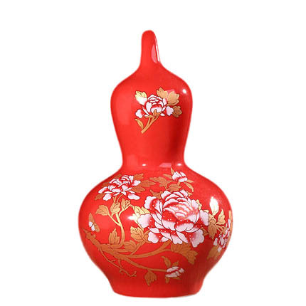 Compatible porzellan Jahrriesnge  for red gourd vase cna0855 