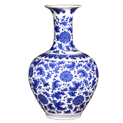 Compatible porzellan Jahrriesnge  for blue and white flowers vase cna0927 