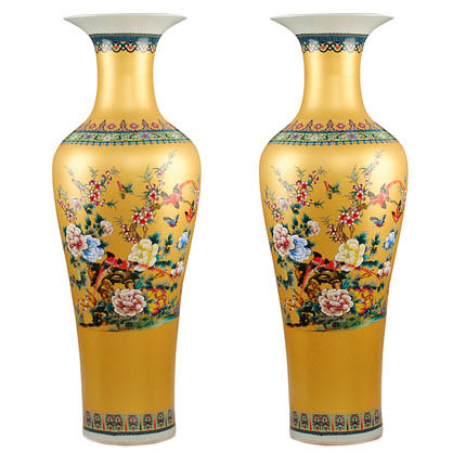 Compatible porzellan Jahrriesnge  for european style enamel vase cna1039 