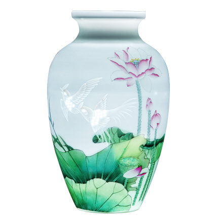 Compatible porzellan Jahrriesnge  for lotus flower vase cna1283 