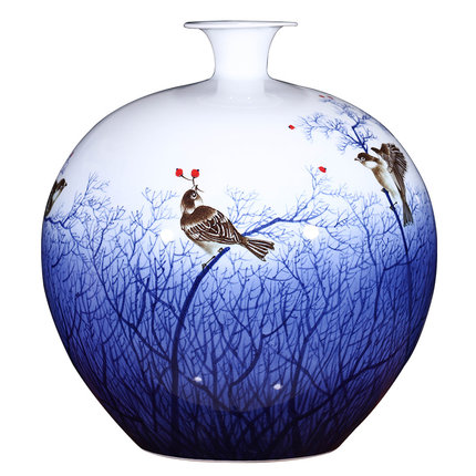 Compatible porzellan Jahrriesnge  for birds trees vase cna1342 