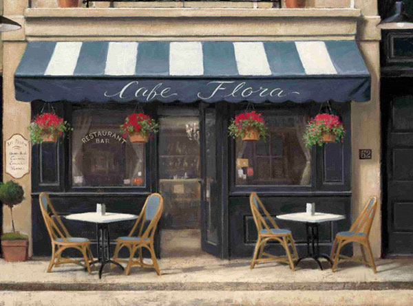 Compatible Landschaft JAHRRIESNGE  for café-fleurs-lpf00899 