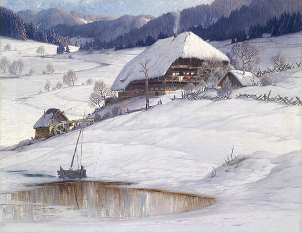 Compatible Landschaft JAHRRIESNGE  for winter-lpf01074 