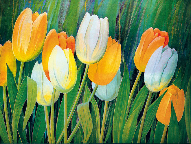 Compatible Blumen JAHRRIESNGE  for tulip lpf04392 