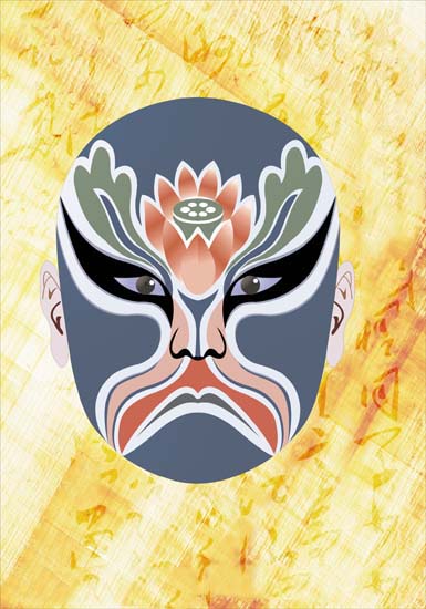 Compatible Porträt Jahrriesnge  for Peking Opera lpf08527 