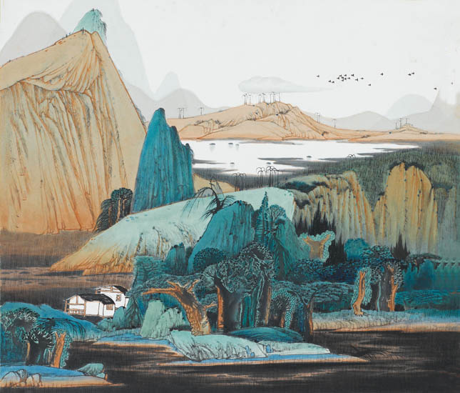 Compatible Landschaft JAHRRIESNGE  for hills lpf08869 