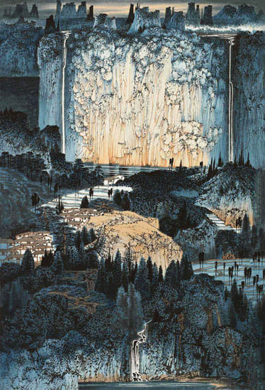 Compatible Landschaft JAHRRIESNGE  for hills lpf08890 