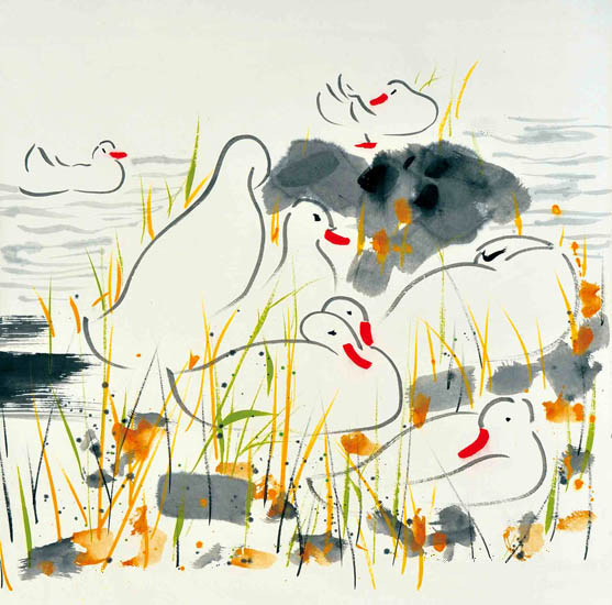 Compatible Landschaft JAHRRIESNGE  for ducks lpf09278 