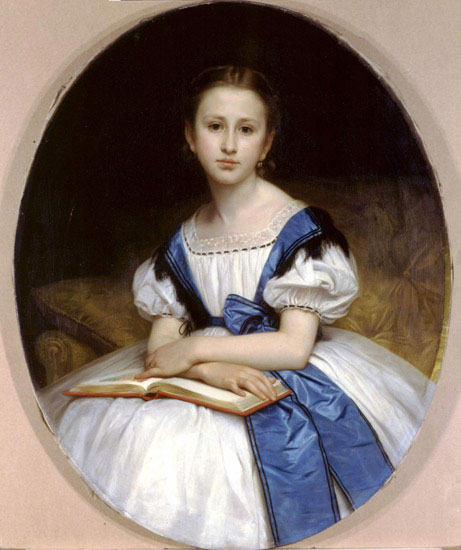 Compatible Porträt Jahrriesnge  for William Adolphe Bouguereau lpf11879 
