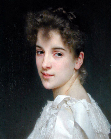 Compatible Porträt Jahrriesnge  for William Adolphe Bouguereau lpf11905 