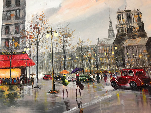 Compatible Ölgemälde JAHRRIESNGE  for building-lpg0006 