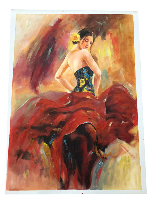 Compatible Ölgemälde JAHRRIESNGE  for beauty-lpg0052 