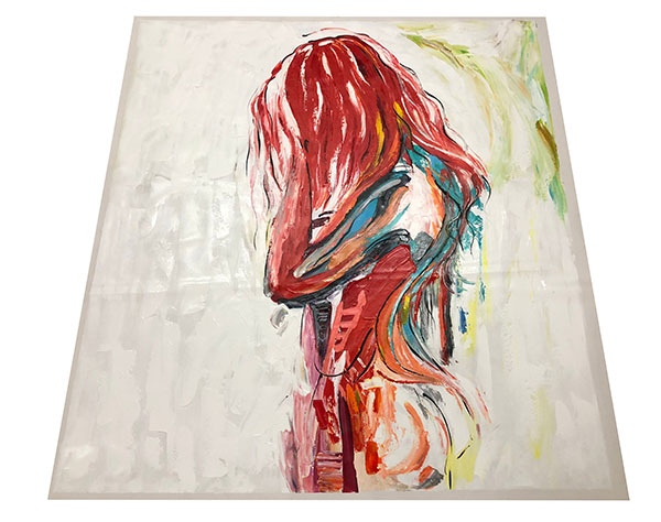 Compatible Ölgemälde JAHRRIESNGE  for woman-lpg0056 