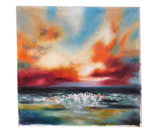 Compatible Ölgemälde JAHRRIESNGE  for sunset-lpg0064 