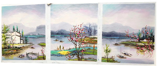 Compatible Ölgemälde JAHRRIESNGE  for house-lpg0266 