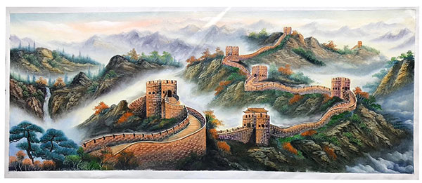 Compatible Landschaft JAHRRIESNGE  for grearwall-lpg0334 