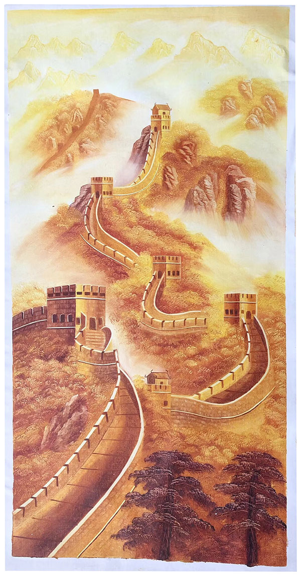 Compatible Landschaft JAHRRIESNGE  for grearwall-lpg0339 