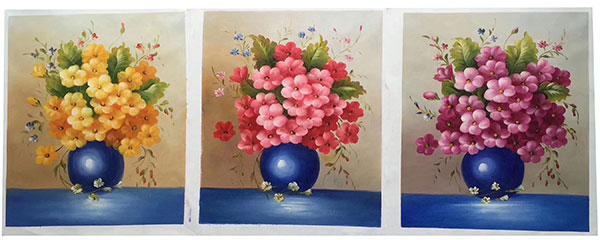 Compatible Ölgemälde JAHRRIESNGE  for flower-lpg0368 