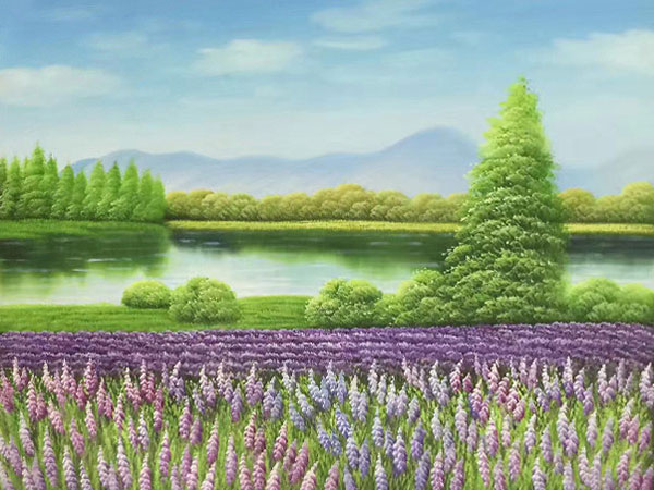 Compatible Landschaft JAHRRIESNGE  for river-trees-sky-lpg0785 