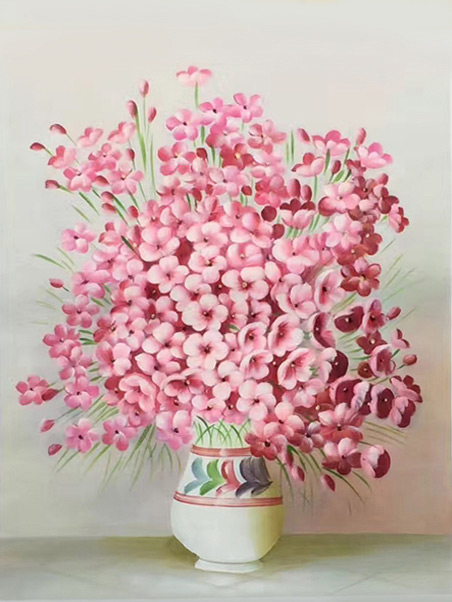 Compatible Stillleben Jahrriesnge  for pink-flower-lpg0889 