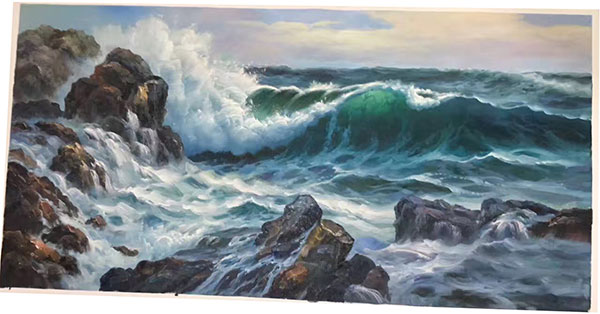 Compatible Landschaft JAHRRIESNGE  for choppy-surf-lpg1065 