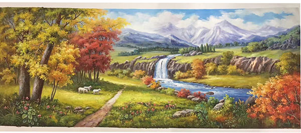 Compatible Landschaft JAHRRIESNGE  for magnificent-mountain-river-lpg1107 