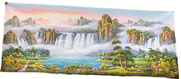 Compatible Landschaft JAHRRIESNGE  for waterfall-lpg1186 