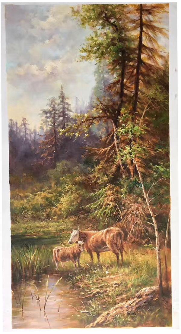 Compatible Landschaft JAHRRIESNGE  for cow-and-calf-lpg1321 