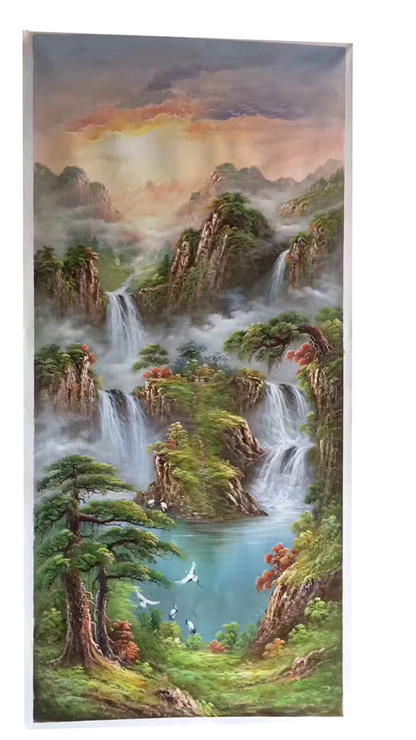 Compatible Landschaft JAHRRIESNGE  for waterfall-lpg1328 