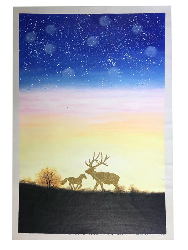 Compatible Tiere Jahrriesnge  for deer-horse-lpg1386 