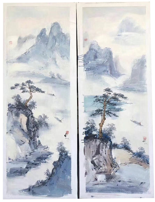 Compatible Landschaft JAHRRIESNGE  for montain-tree-lpg1453 