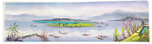 Compatible Landschaft JAHRRIESNGE  for boats-lpg1492 