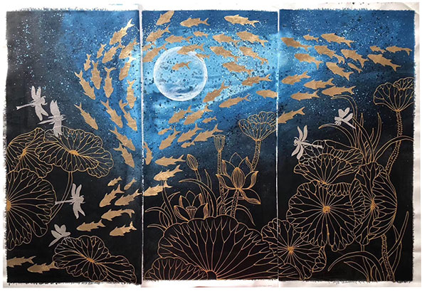 Compatible Landschaft JAHRRIESNGE  for fish-lpg1498 