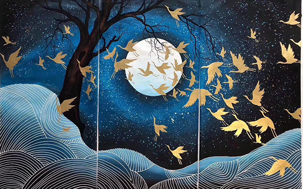 Compatible Landschaft JAHRRIESNGE  for birds-lpg1510 