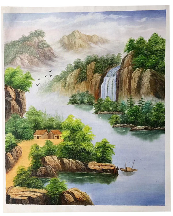 Compatible Landschaft JAHRRIESNGE  for waterfall-lpg1676 