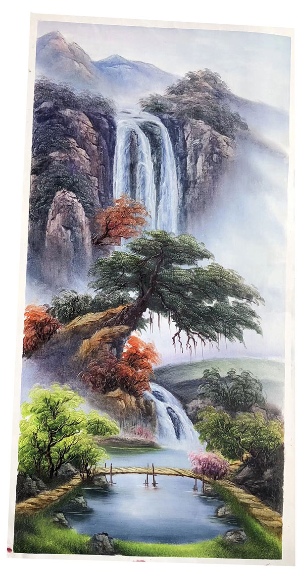 Compatible Landschaft JAHRRIESNGE  for waterfall-lpg1765 