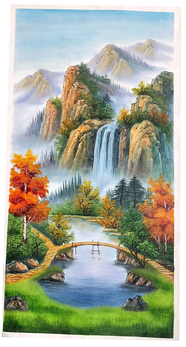 Compatible Landschaft JAHRRIESNGE  for waterfall-lpg1776 