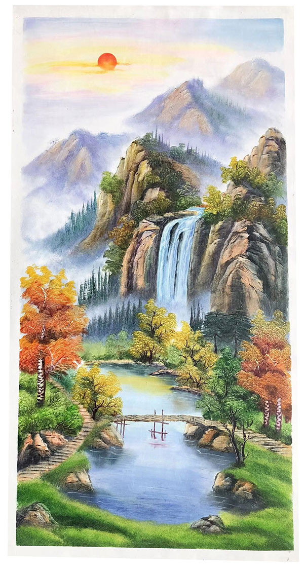 Compatible Landschaft JAHRRIESNGE  for waterfall-lpg1785 