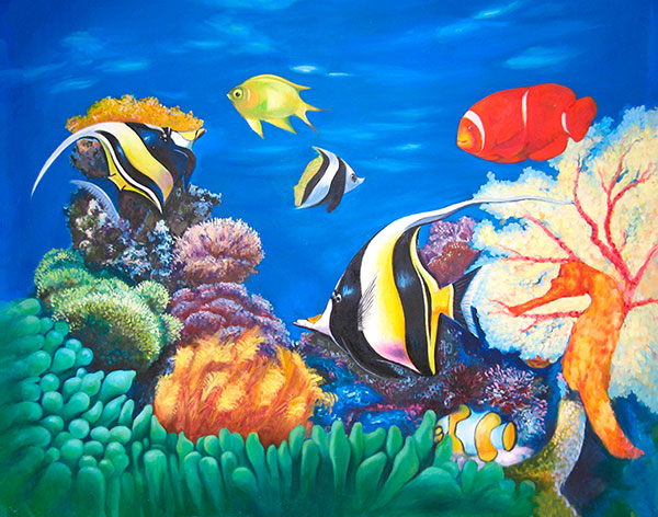 Compatible Landschaft JAHRRIESNGE  for fishes lpg2415 