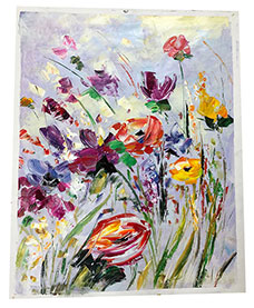 lpg0077 Blumen Ölgemälde